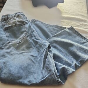 SHEIN Light Blue Elastic Waist Denim